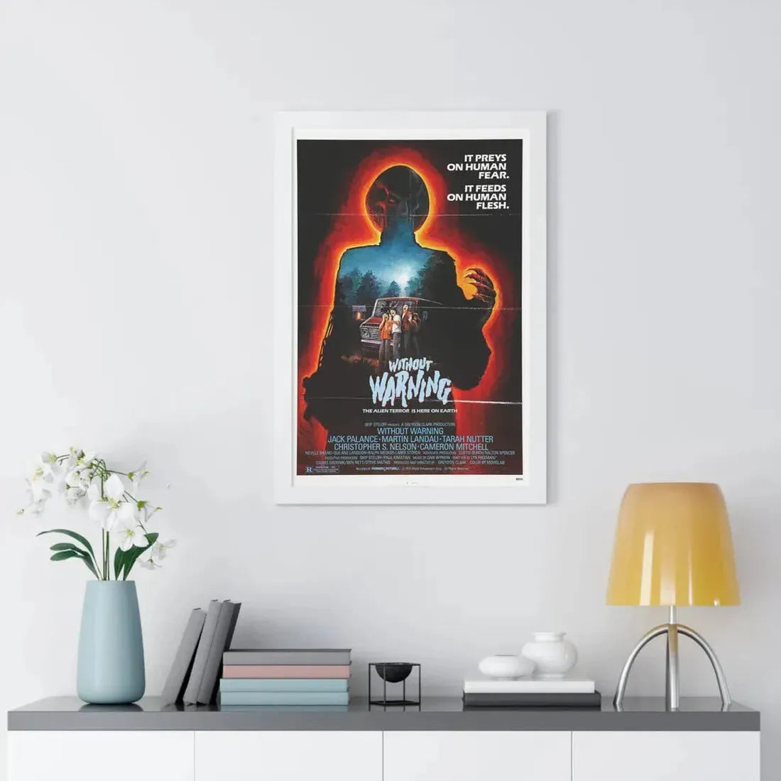 WITHOUT WARNING 1980 - Framed Movie Poster - The Sticker Space