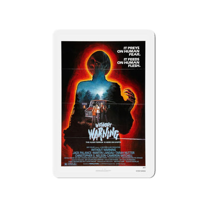 WITHOUT WARNING 1980 Movie Poster - Refrigerator Magnet-4" x 4"-The Sticker Space