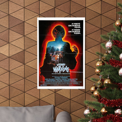 WITHOUT WARNING 1980 - Paper Movie Poster-The Sticker Space