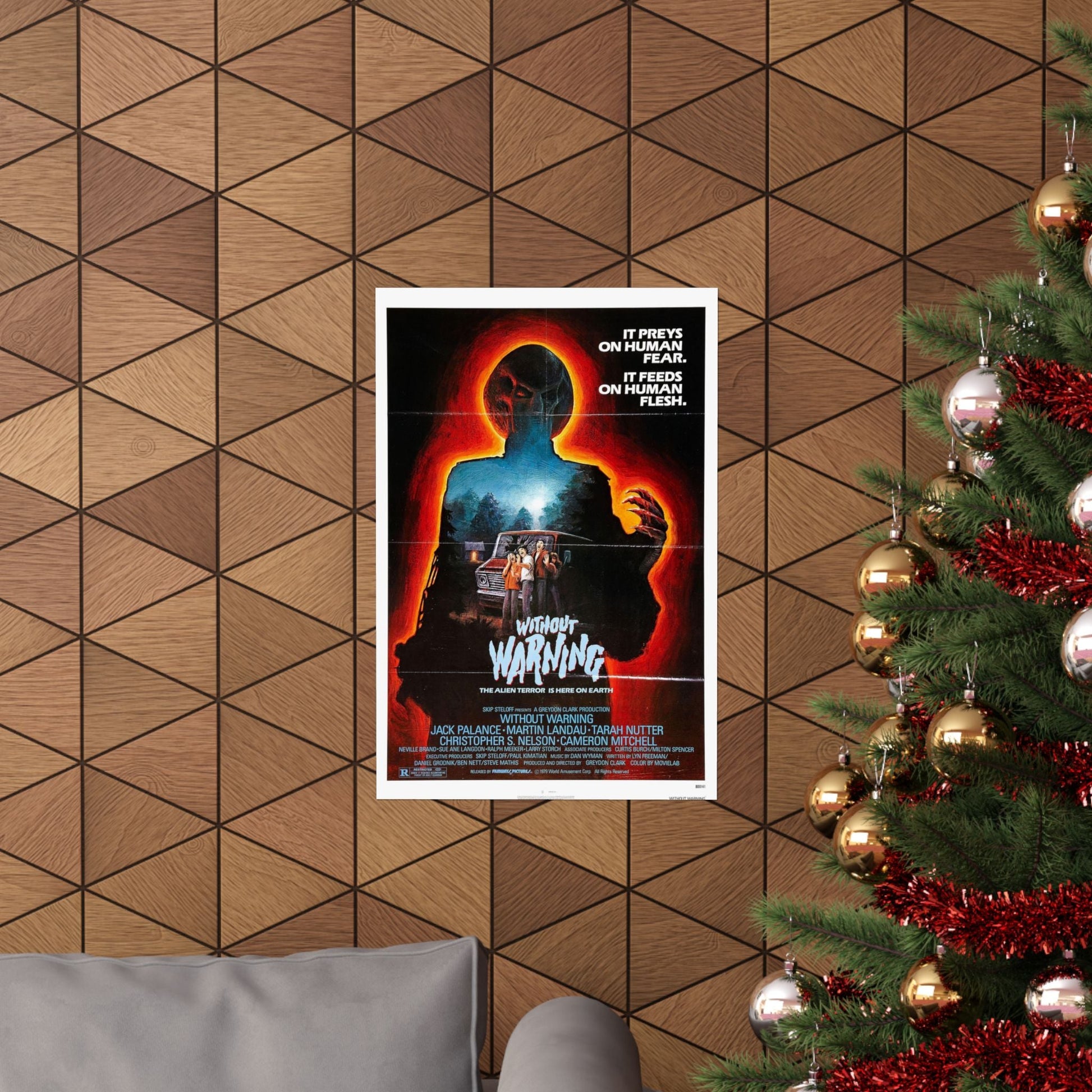 WITHOUT WARNING 1980 - Paper Movie Poster-The Sticker Space