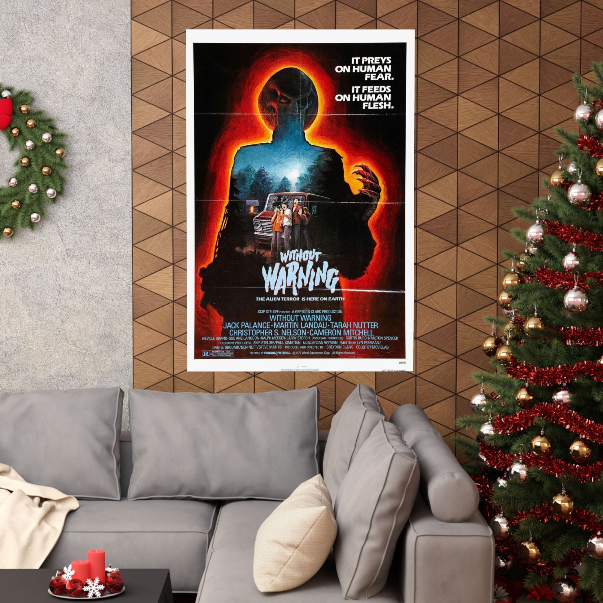 WITHOUT WARNING 1980 - Paper Movie Poster-The Sticker Space