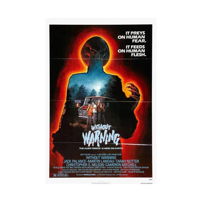 WITHOUT WARNING 1980 - Paper Movie Poster - The Sticker Space