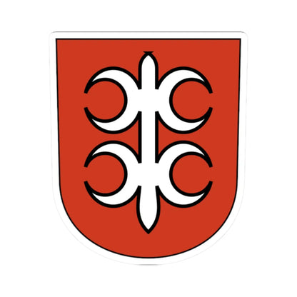 Witikon-blazon (Switzerland) (Coat of Arms) STICKER Vinyl Kiss-Cut Decal 2 Inch White - The Sticker Space