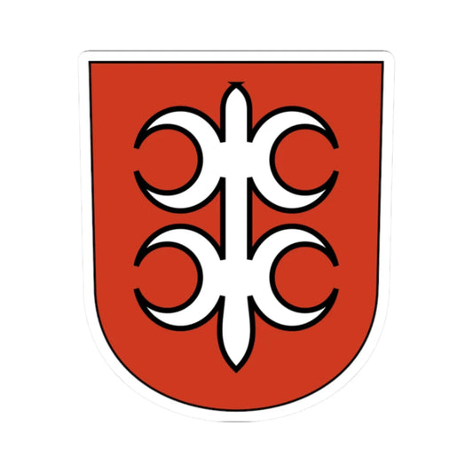 Witikon-blazon (Switzerland) (Coat of Arms) STICKER Vinyl Kiss-Cut Decal 2 Inch White - The Sticker Space