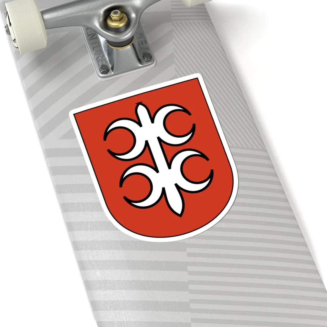 Witikon-blazon (Switzerland) (Coat of Arms) STICKER Vinyl Kiss-Cut Decal - The Sticker Space