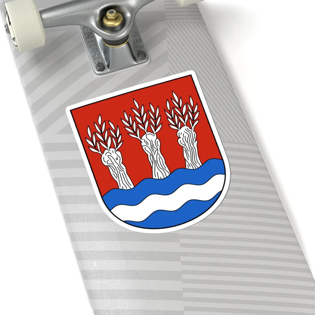Wittenbach-blazon (Switzerland) (Coat of Arms) STICKER Vinyl Kiss-Cut Decal - The Sticker Space