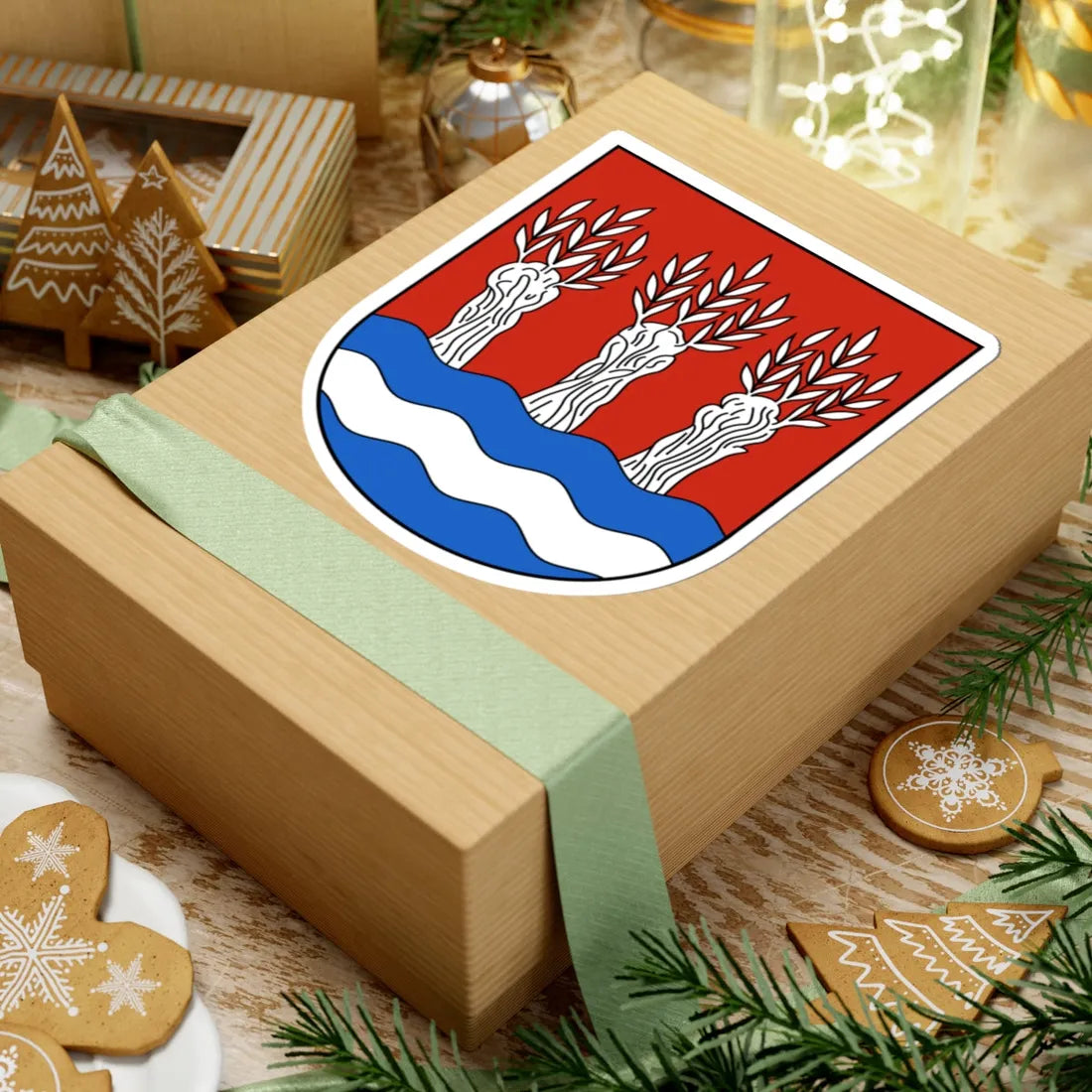 Wittenbach-blazon (Switzerland) (Coat of Arms) STICKER Vinyl Kiss-Cut Decal - The Sticker Space