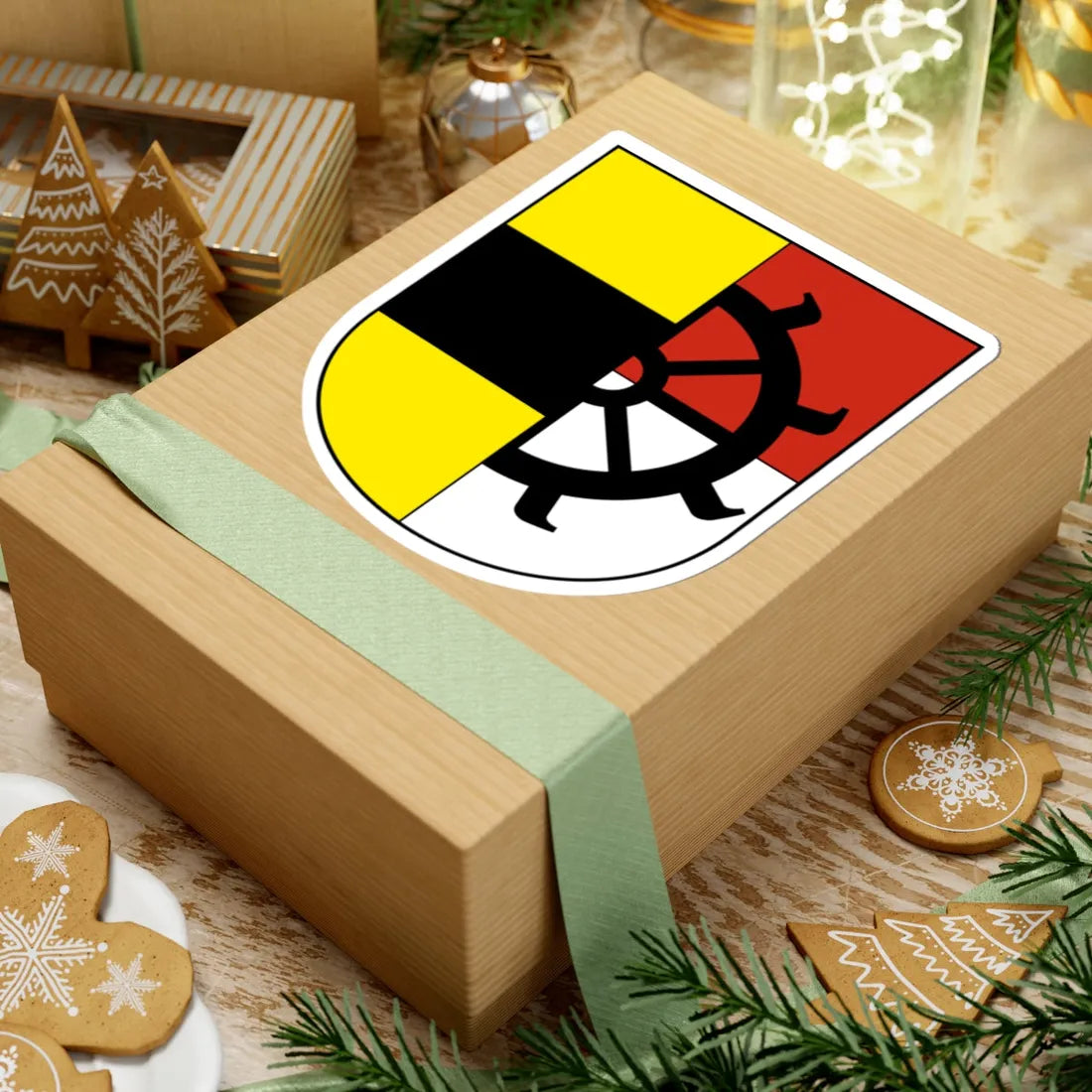 Witterswil-blazon (Switzerland) (Coat of Arms) STICKER Vinyl Kiss-Cut Decal - The Sticker Space