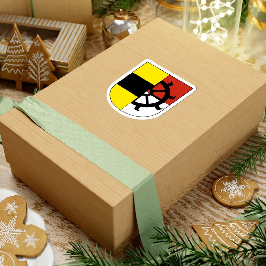 Witterswil-blazon (Switzerland) (Coat of Arms) STICKER Vinyl Kiss-Cut Decal - The Sticker Space