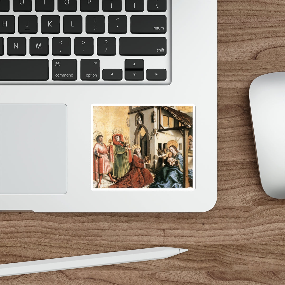 WITZ, Konrad - Adoration of the Magi (Artwork) STICKER Vinyl Die-Cut Decal-The Sticker Space