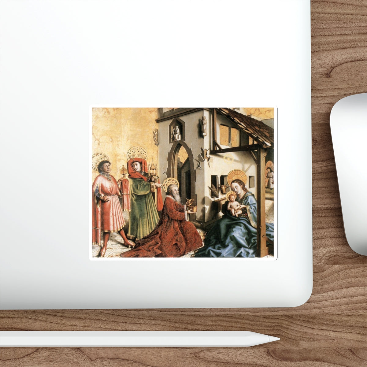 WITZ, Konrad - Adoration of the Magi (Artwork) STICKER Vinyl Die-Cut Decal-The Sticker Space