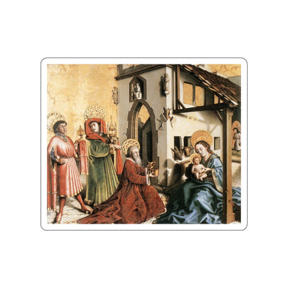 WITZ, Konrad - Adoration of the Magi (Artwork) STICKER Vinyl Die-Cut Decal-White-The Sticker Space