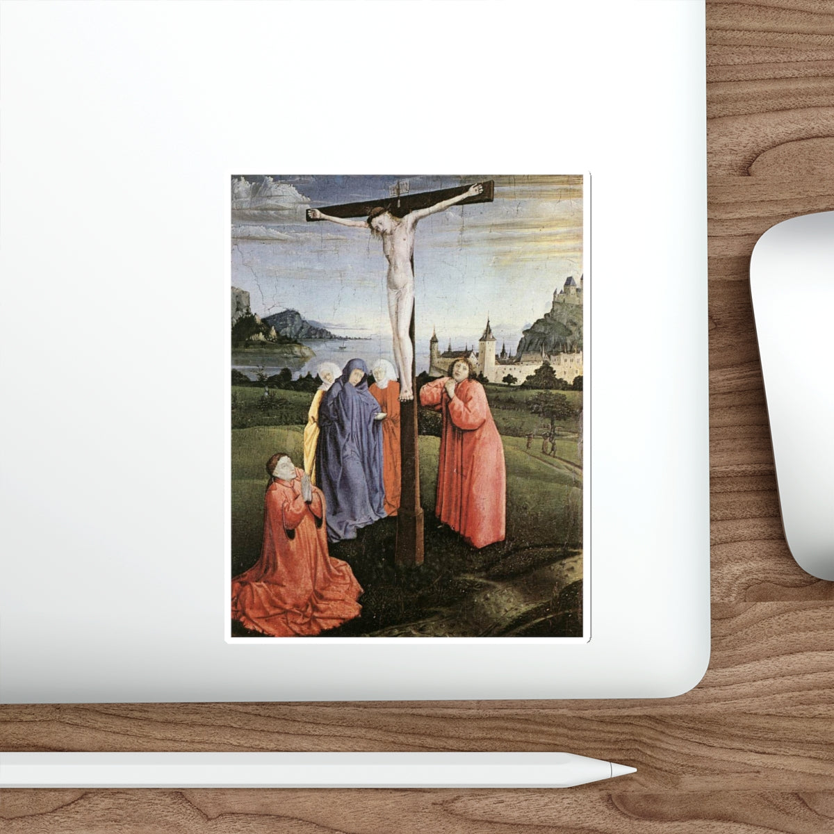 WITZ, Konrad - Christ on the Cross (Artwork) STICKER Vinyl Die-Cut Decal-The Sticker Space