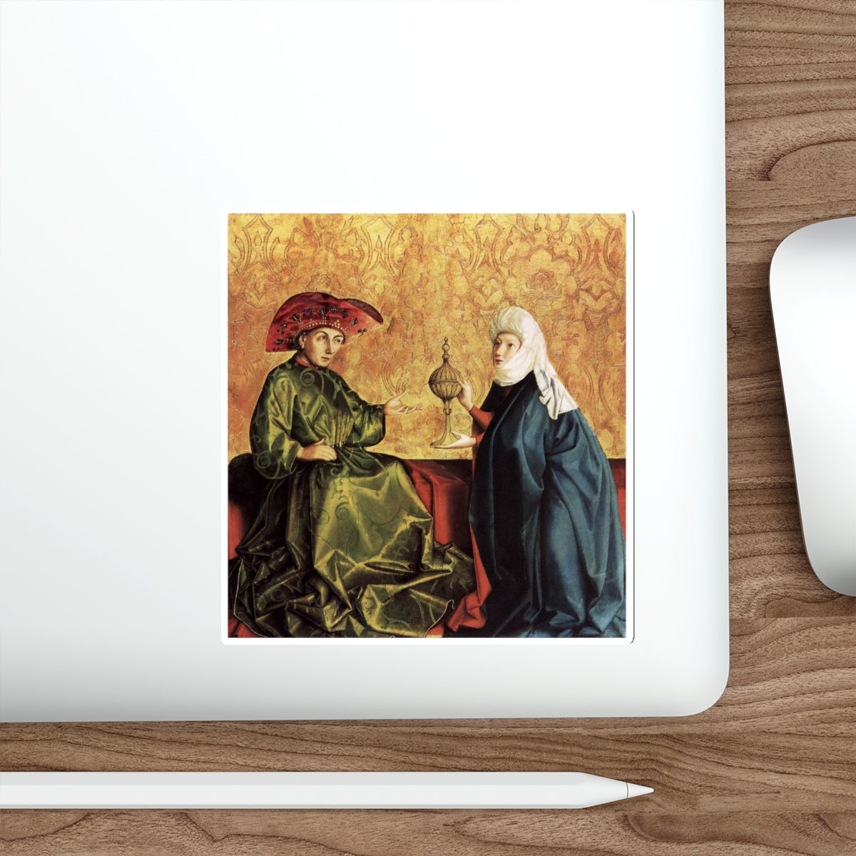 WITZ, Konrad - King Solomon and the Queen of Sheba (Artwork) STICKER Vinyl Die-Cut Decal-The Sticker Space