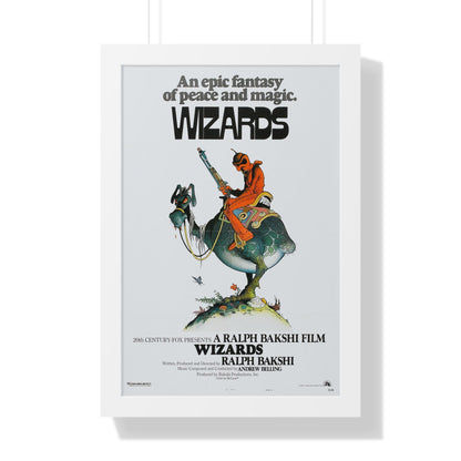 WIZARDS 1977 - Framed Movie Poster-16″ x 24″-The Sticker Space