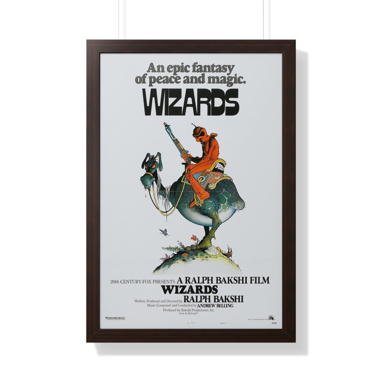 WIZARDS 1977 - Framed Movie Poster-20" x 30"-The Sticker Space