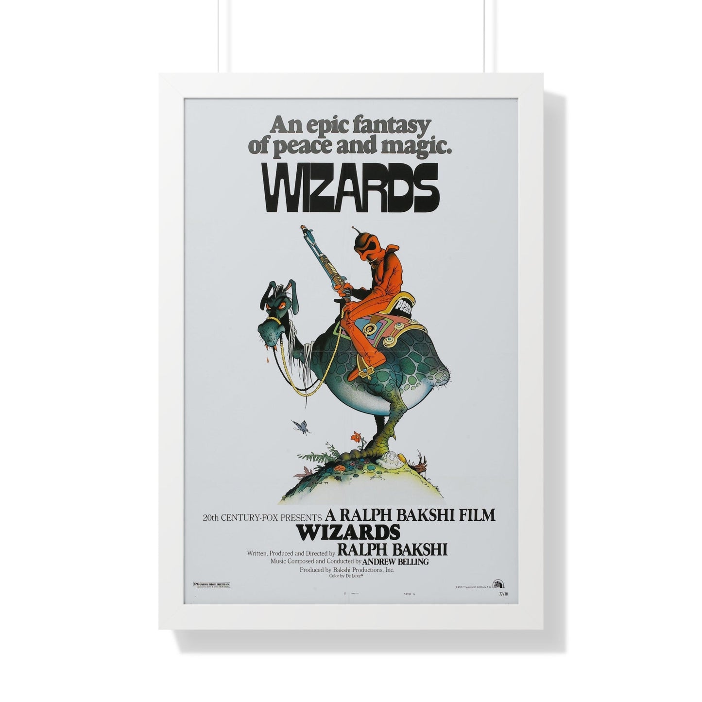 WIZARDS 1977 - Framed Movie Poster-20" x 30"-The Sticker Space