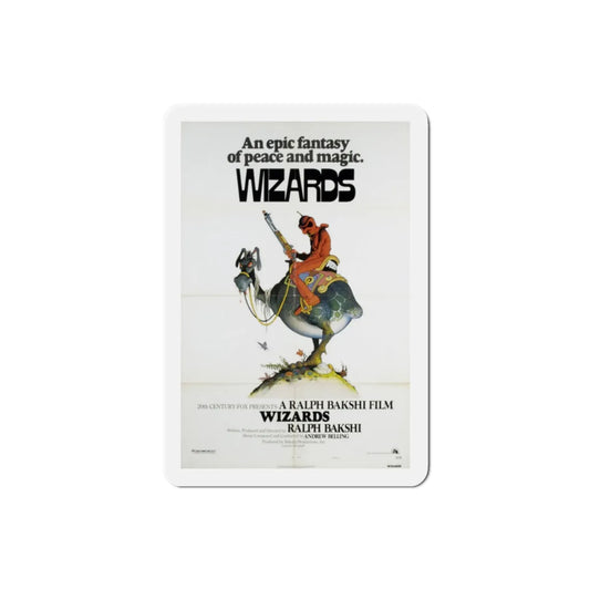 Wizards 1977 Movie Poster Refrigerator Magnet 2 Inch - The Sticker Space