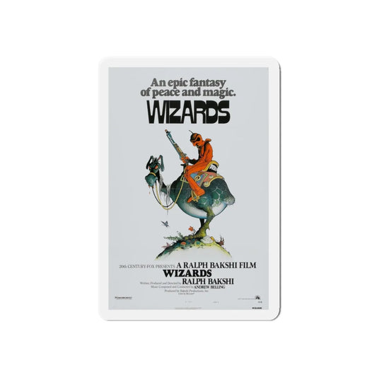 WIZARDS 1977 Movie Poster - Refrigerator Magnet 6 Inch - The Sticker Space