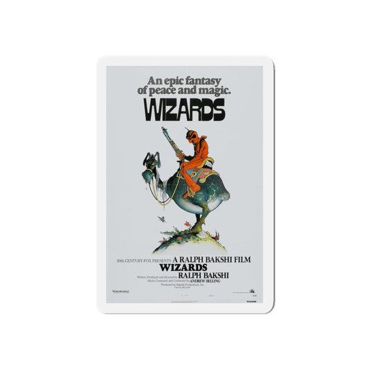 WIZARDS 1977 Movie Poster - Refrigerator Magnet-6 × 6"-The Sticker Space