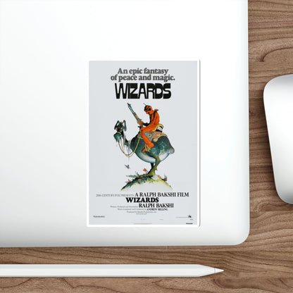 WIZARDS 1977 Movie Poster STICKER Vinyl Die-Cut Decal-The Sticker Space