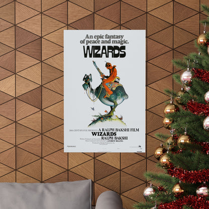 WIZARDS 1977 - Paper Movie Poster-The Sticker Space