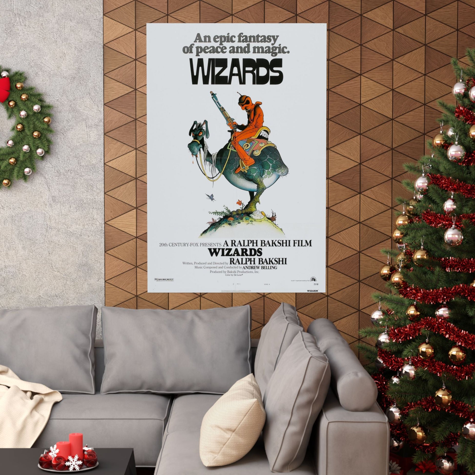 WIZARDS 1977 - Paper Movie Poster-The Sticker Space