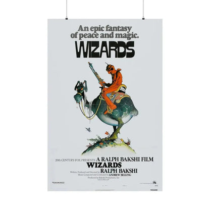 WIZARDS 1977 - Paper Movie Poster 36" x 54" Matte - The Sticker Space