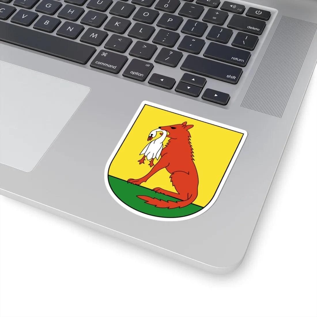 Wülflingen-blazon (Switzerland) (Coat of Arms) STICKER Vinyl Kiss-Cut Decal - The Sticker Space