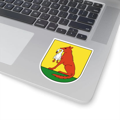 Wülflingen-blazon (Switzerland) (Coat of Arms) STICKER Vinyl Kiss-Cut Decal - The Sticker Space