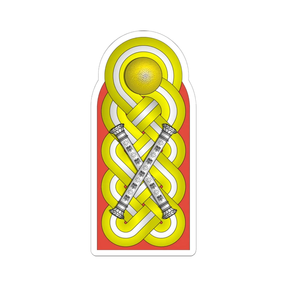 WMacht H OF10 GenFeldmarschall01 1942 (Germany) (Military Rank) STICKER Vinyl Kiss-Cut Decal 6 Inch White - The Sticker Space