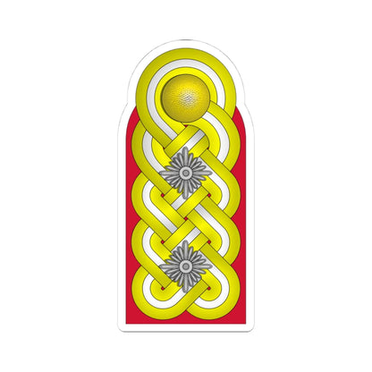 WMacht H OF8 GenWaGtg 1945 (Germany) (Military Rank) STICKER Vinyl Kiss-Cut Decal 4 Inch White - The Sticker Space
