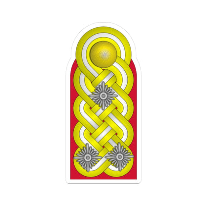 WMacht H OF9 GenOberst 1945 (Germany) (Military Rank) STICKER Vinyl Kiss-Cut Decal 3 Inch White - The Sticker Space