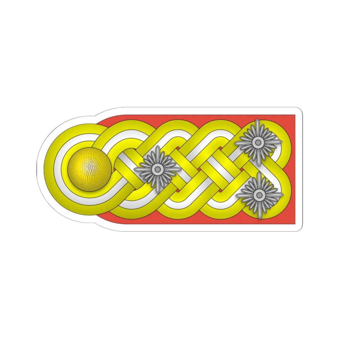 WMacht H OF9 GenOberst h 1935 1945 (Germany) (Military Rank) STICKER Vinyl Kiss-Cut Decal 6 Inch White - The Sticker Space