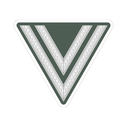 WMacht H OR3b OGefr (Germany) (Military Rank) STICKER Vinyl Kiss-Cut Decal 4 Inch White - The Sticker Space