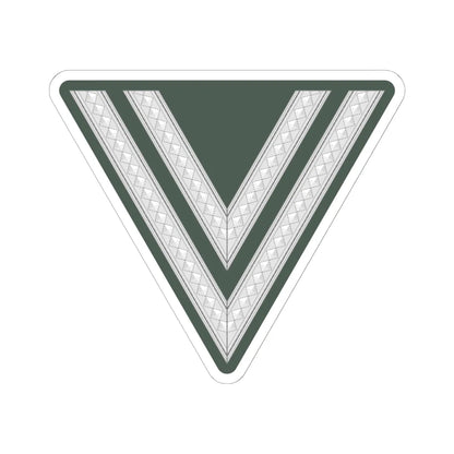 WMacht H OR3b OGefr (Germany) (Military Rank) STICKER Vinyl Kiss-Cut Decal 6 Inch White - The Sticker Space