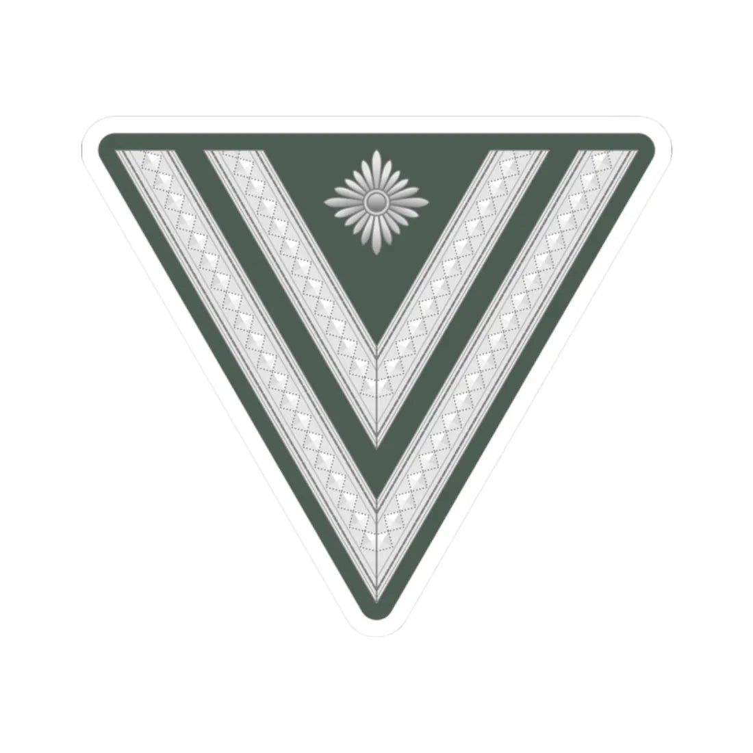 WMacht H OR4 StGefr 1935 1945 (Germany) (Military Rank) STICKER Vinyl Kiss-Cut Decal 2 Inch White - The Sticker Space