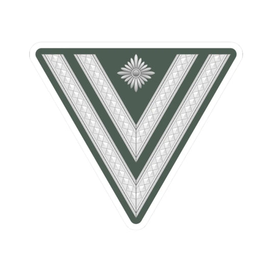 WMacht H OR4 StGefr 1935 1945 (Germany) (Military Rank) STICKER Vinyl Kiss-Cut Decal 2 Inch White - The Sticker Space