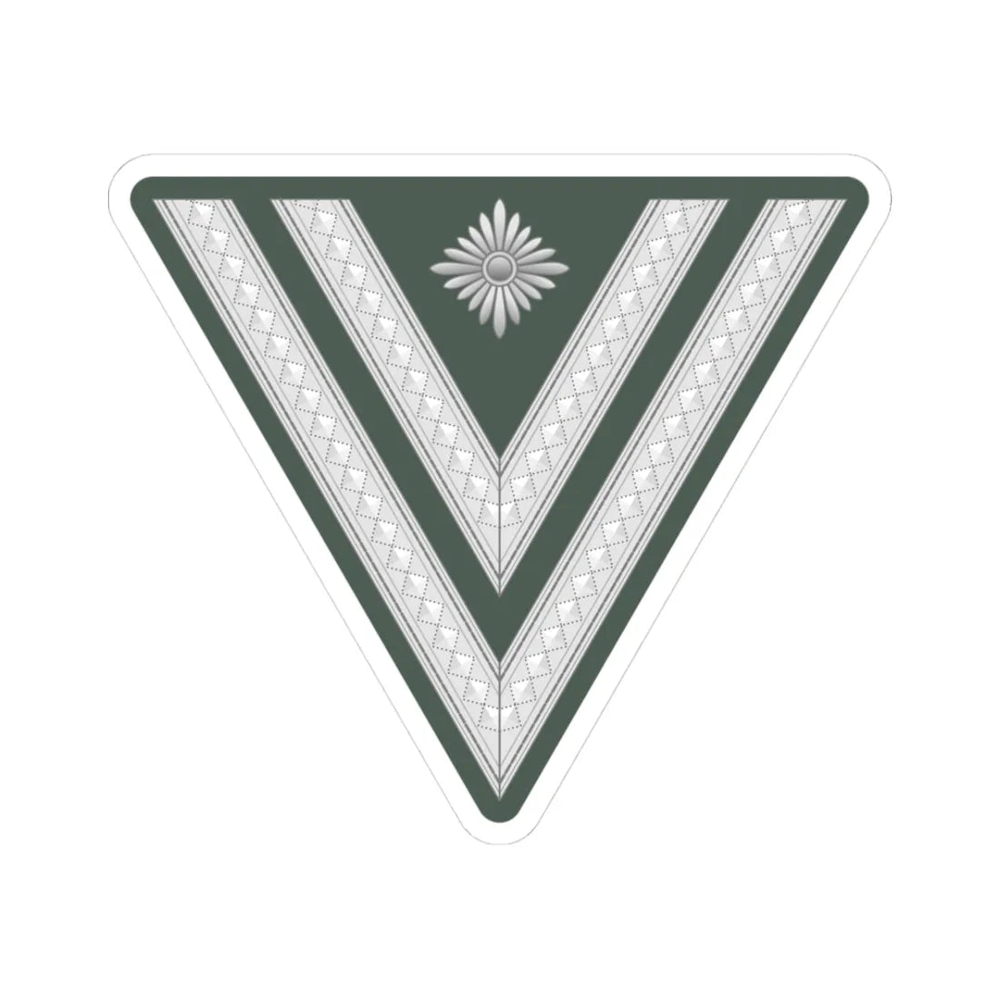 WMacht H OR4 StGefr 1935 1945 (Germany) (Military Rank) STICKER Vinyl Kiss-Cut Decal 3 Inch White - The Sticker Space