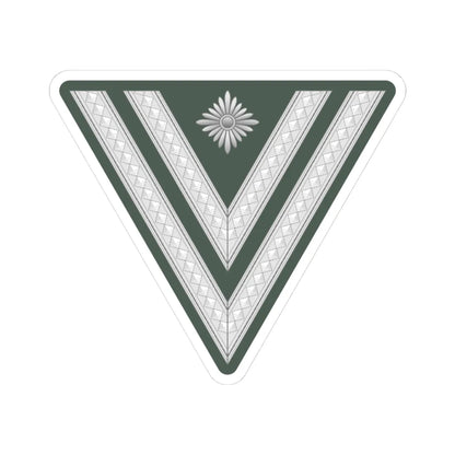 WMacht H OR4 StGefr 1935 1945 (Germany) (Military Rank) STICKER Vinyl Kiss-Cut Decal 3 Inch White - The Sticker Space