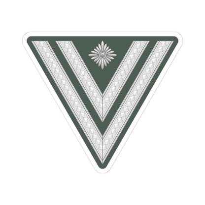 WMacht H OR4 StGefr 1935 1945 (Germany) (Military Rank) STICKER Vinyl Kiss-Cut Decal 4 Inch White - The Sticker Space