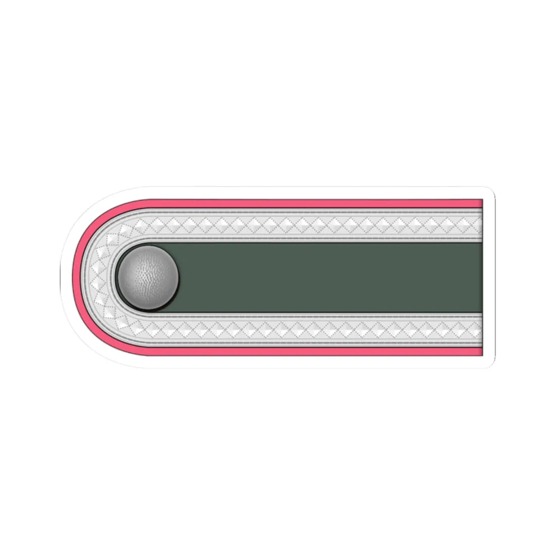 WMacht H OR5b Uffz Pz01 h (Germany) (Military Rank) STICKER Vinyl Kiss-Cut Decal 2 Inch White - The Sticker Space