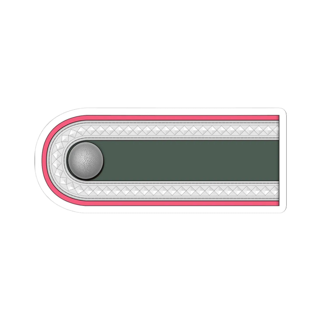 WMacht H OR5b Uffz Pz01 h (Germany) (Military Rank) STICKER Vinyl Kiss-Cut Decal 3 Inch White - The Sticker Space