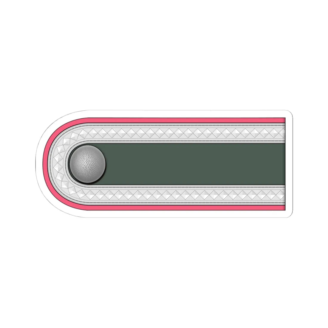 WMacht H OR5b Uffz Pz01 h (Germany) (Military Rank) STICKER Vinyl Kiss-Cut Decal 4 Inch White - The Sticker Space