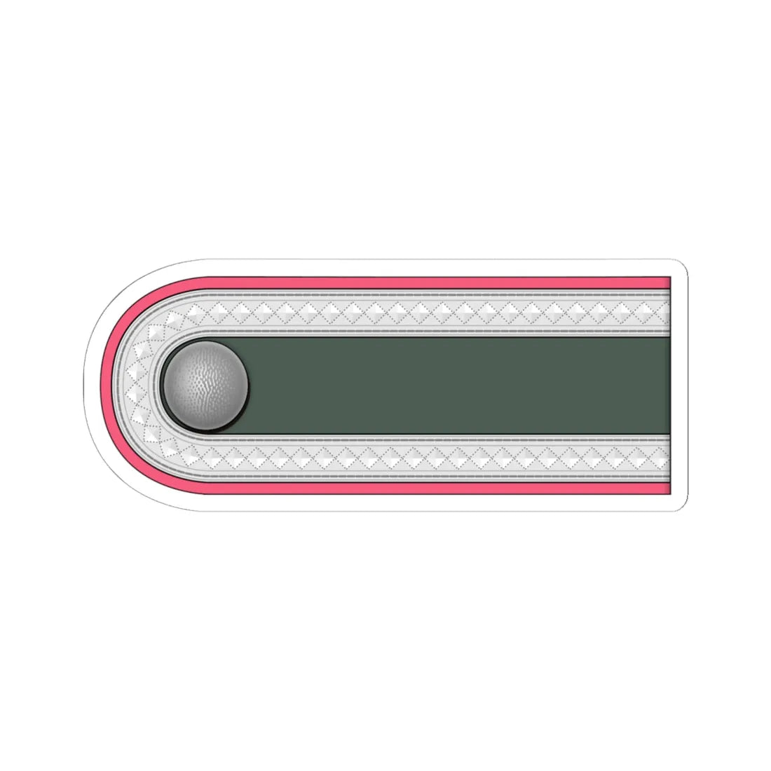 WMacht H OR5b Uffz Pz01 h (Germany) (Military Rank) STICKER Vinyl Kiss-Cut Decal 6 Inch White - The Sticker Space