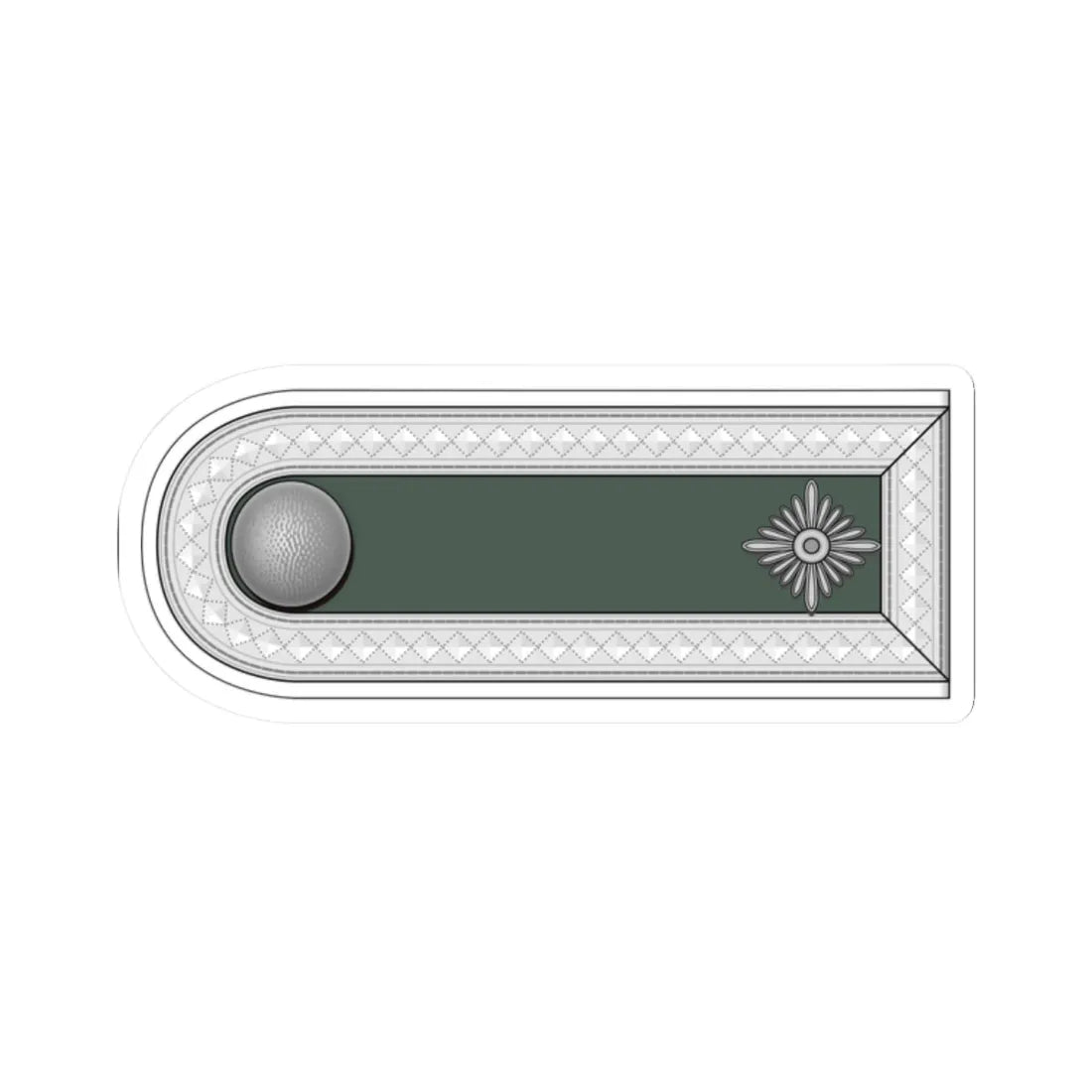 WMacht H OR6 Fw Inf h (Germany) (Military Rank) STICKER Vinyl Kiss-Cut Decal 2 Inch White - The Sticker Space