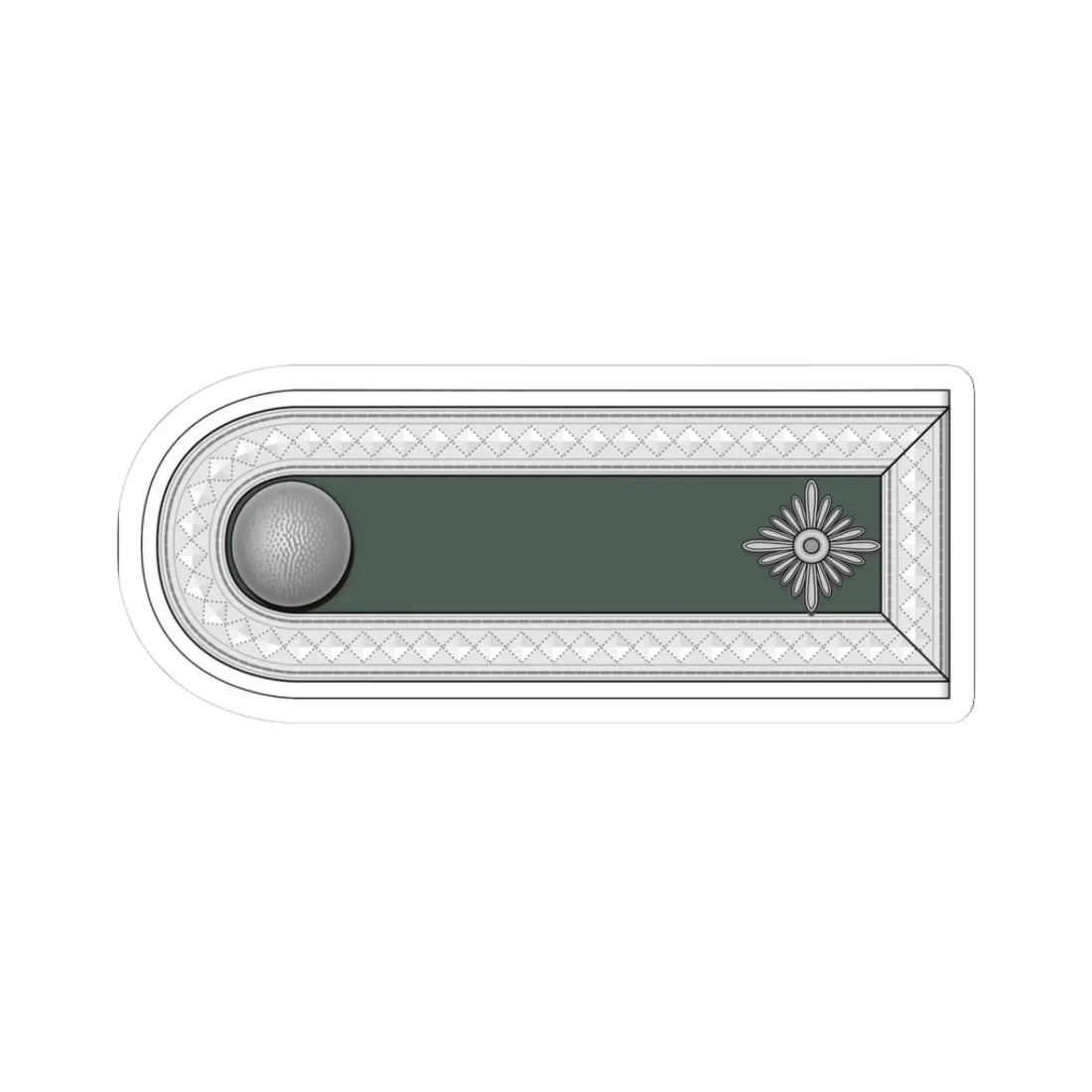WMacht H OR6 Fw Inf h (Germany) (Military Rank) STICKER Vinyl Kiss-Cut Decal 3 Inch White - The Sticker Space