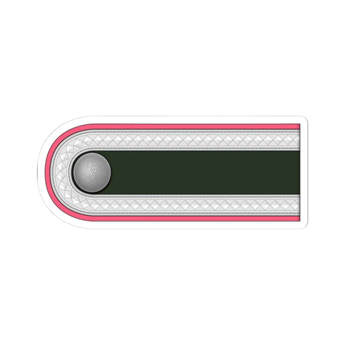 WMacht H OT5b Uffz Pz02 h (Germany) (Military Rank) STICKER Vinyl Kiss-Cut Decal 3 Inch White - The Sticker Space