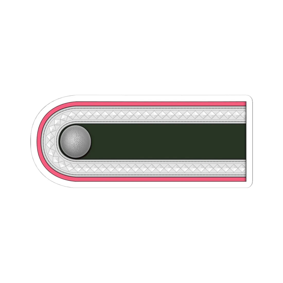 WMacht H OT5b Uffz Pz02 h (Germany) (Military Rank) STICKER Vinyl Kiss-Cut Decal 4 Inch White - The Sticker Space