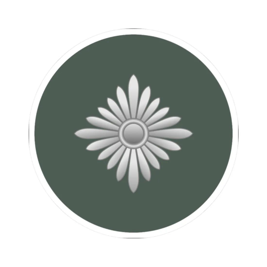 WMacht OR1a OberSoldat 1935 1945 (Germany) (Military Rank) STICKER Vinyl Kiss-Cut Decal 2 Inch White - The Sticker Space